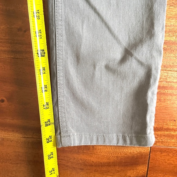 Zara Man Slim Fit Chino Stretch Travel Pants Grey Gray Size 36 - Picture 9 of 10